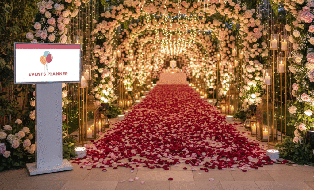 Best Wedding Decoration where see a decorated way.