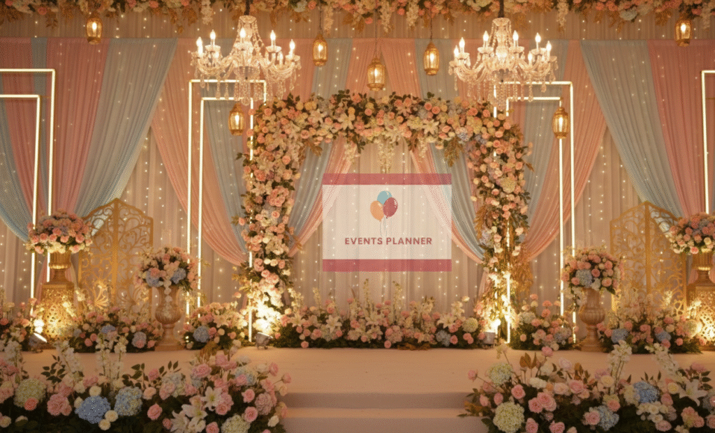 Best Weeding Decoration where see a decorated hall